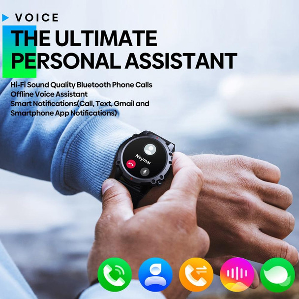 Zeblaze Vibe 7 Lite 1.47 inch IPS Screen 3 ATM IP69K Waterproof Smart Watch, Support Voice Call / Health Monitoring (Orange)