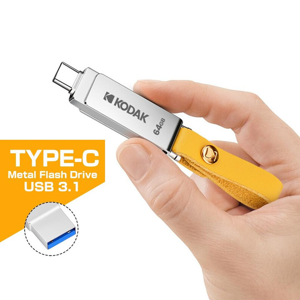 Kodak K243C 2 In 1 Type-C/USB-C + USB3.1 High-speed Transfer U disk, Capacity: 32GB