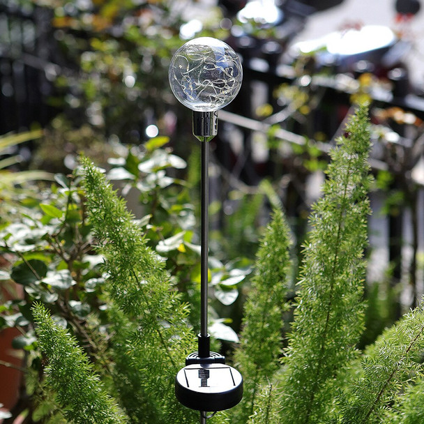 Solar Powered Copper Wire Ball Garden Light