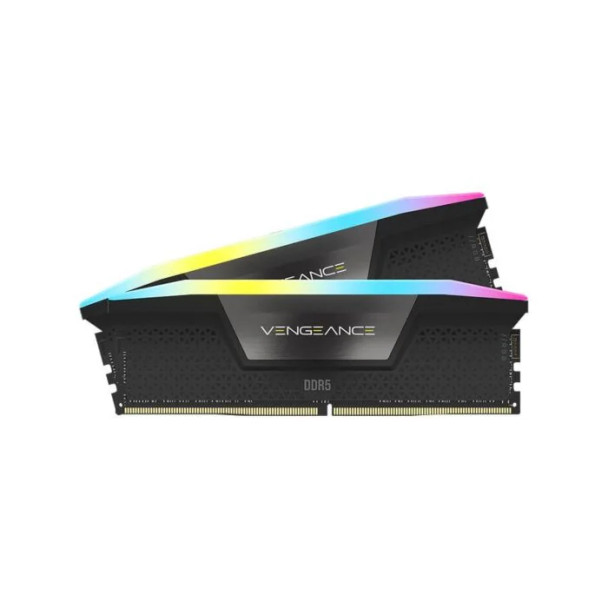 Corsair VENGEANCE® RGB AMD EXPO32GB (2 x 16GB) DDR5 DRAM 5200MHz C40 Memory Kit; 40-40-40-77; 1.25V; Cool Grey.