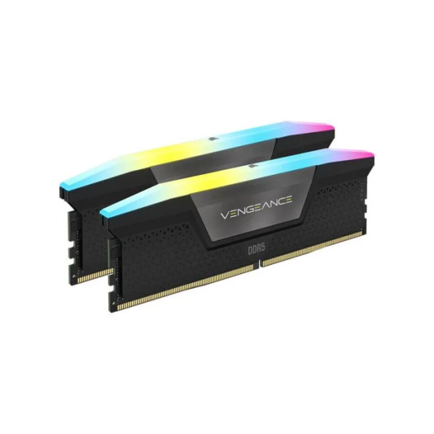 Corsair VENGEANCE® RGB AMD EXPO32GB (2 x 16GB) DDR5 DRAM 5200MHz C40 Memory Kit; 40-40-40-77; 1.25V; Cool Grey.