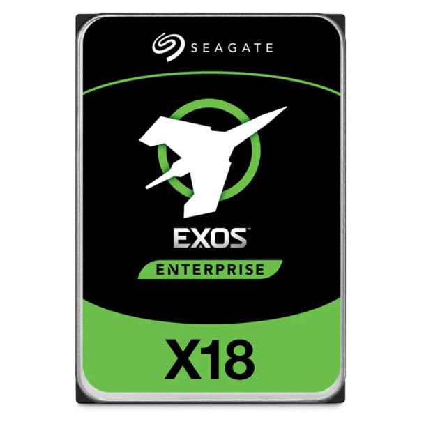 Seagate Exos X18 18TB HDD; 3.5''; 6GB/s SAS 512e/4Kn; RPM 7200
