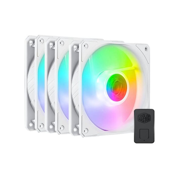 Cooler Master SickleFlow ARGB 120mm PWM Case Fans - 3 Fan Pack