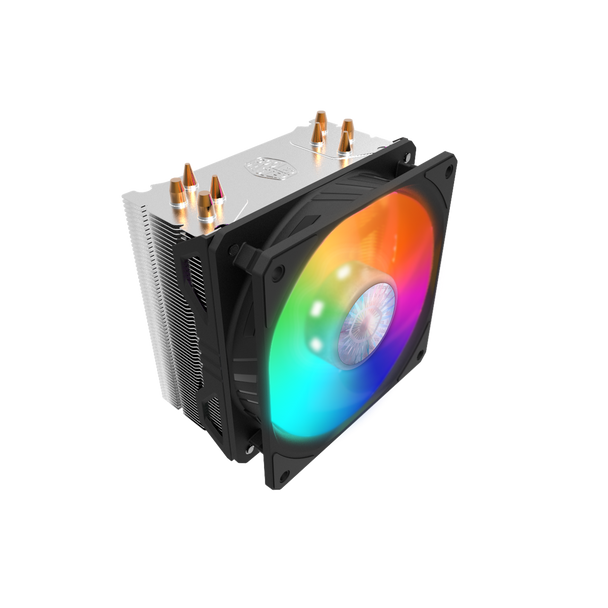 CM Cooler Hyper 212  Spectrum Tower; 120mm RGB Fan; Included RGB Controller; Upgradable to Dual Fan; 4 Heat Pipes.