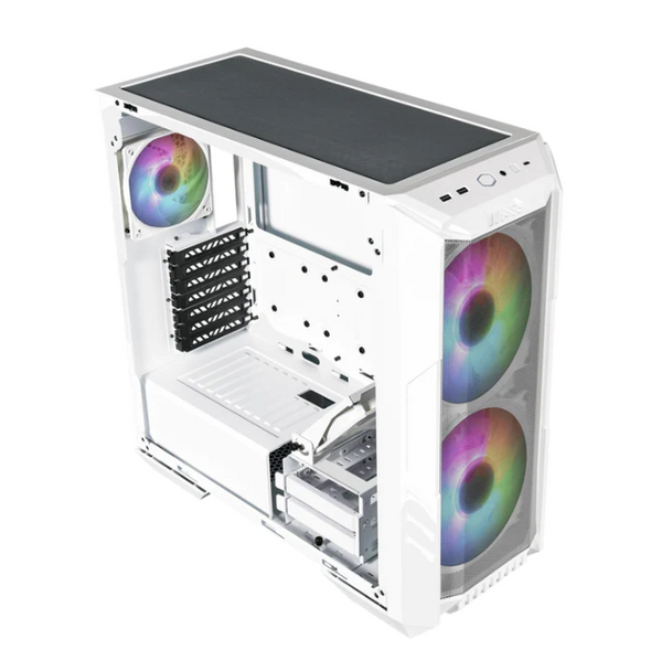 Cooler Master HAF 500 Midi Tower Gaming PC Case White