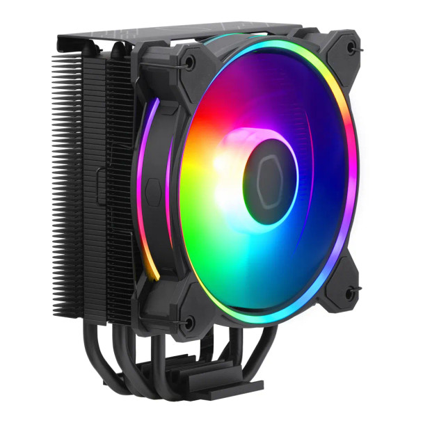 CM Cooler 212 HALOBlack Edition Air Tower; 120mm RGB Fan; Included RGB Controller; 1700 compatible