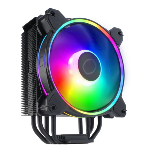 CM Cooler 212 HALOBlack Edition Air Tower; 120mm RGB Fan; Included RGB Controller; 1700 compatible