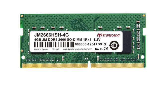 Transcend JetRam 4GB DDR4-2666 SO-DIMM Memory
