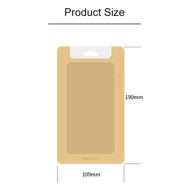 50 PCS High Quality Cellphone Case Kraft Paper Package Box for iPhone (4.7 inch)Available Size: 148mm x 78mm x 7mm(Gold)