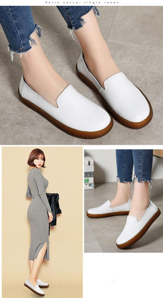 Fashion Versatile Comfortable Casual Shoes for Women (Color:White Size:35)