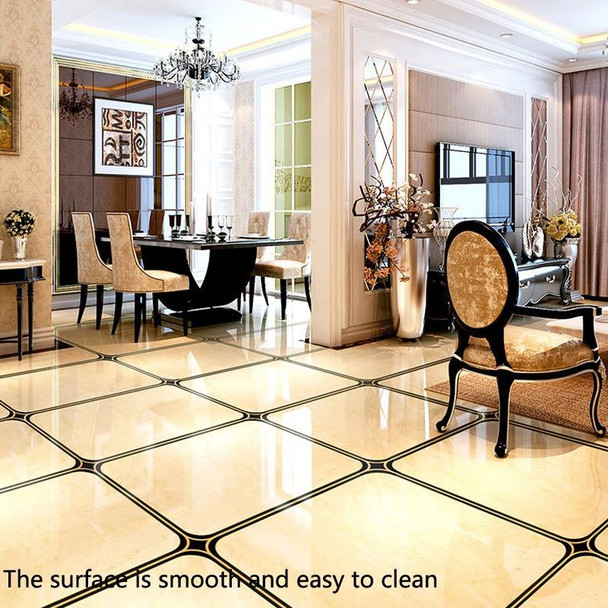 2 Sets Gap Beautification Moisture-Proof Wear-Resistant Floor Stickers(Black Gold)