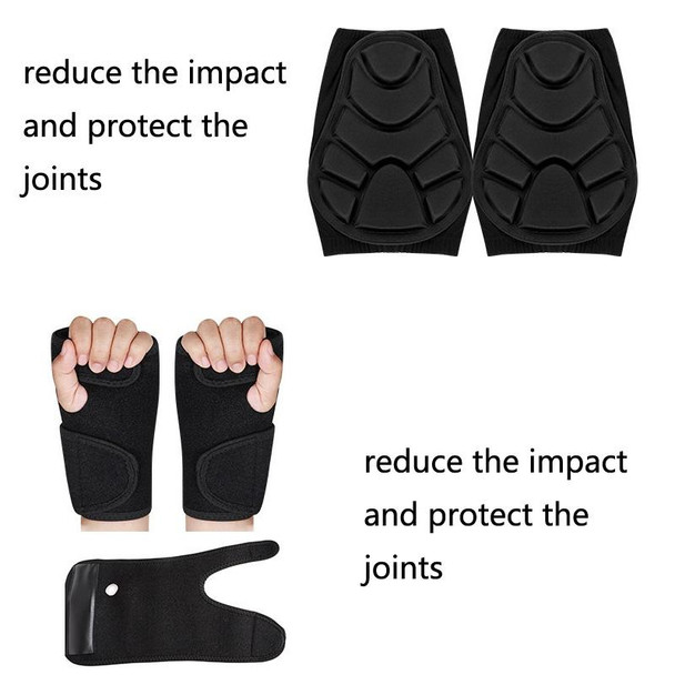 Skating Hip Protector Hockey Pants Ski Sports Protective Gear, Style: Aluminum Strap Bracer(S)