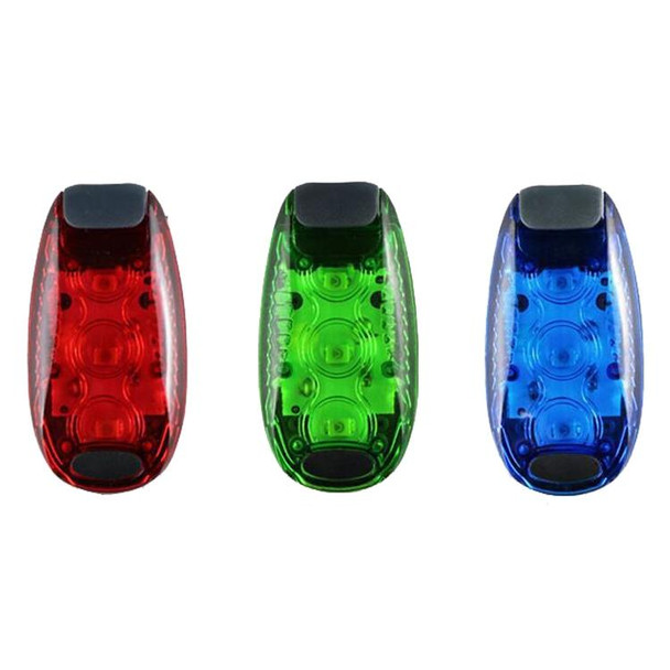 3 PCS Outdoor Cycling Night Running Warm Light Bicycle Tail Light, Colour: 3 LED Red