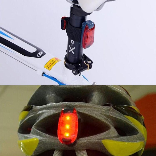 3 PCS Outdoor Cycling Night Running Warm Light Bicycle Tail Light, Colour: 3 LED Red