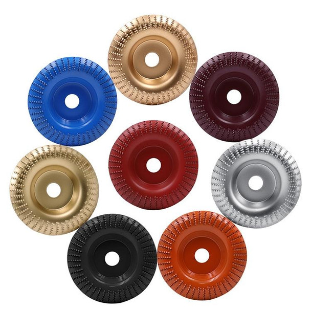 Woodworking Sanding Plastic Stab Discs Hard Round Grinding Wheels - Angle Grinders, Specification: 100mm Orange Curved