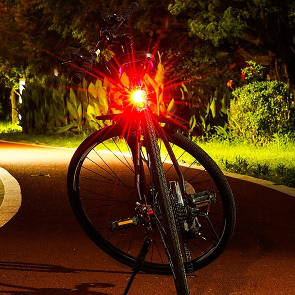 2 PCS AS-08 200LM Aluminum Alloy LED Bicycle Taillight(White)