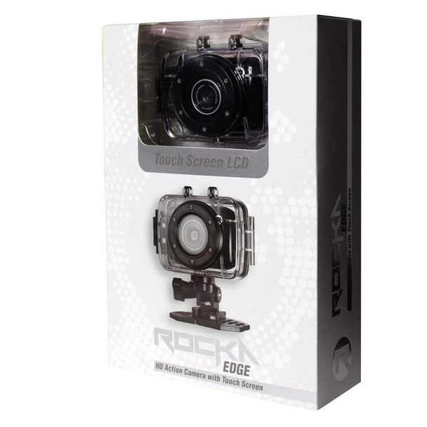 Rocka Edge Series 720P Action Camera - Black - Open Box (Grade A)