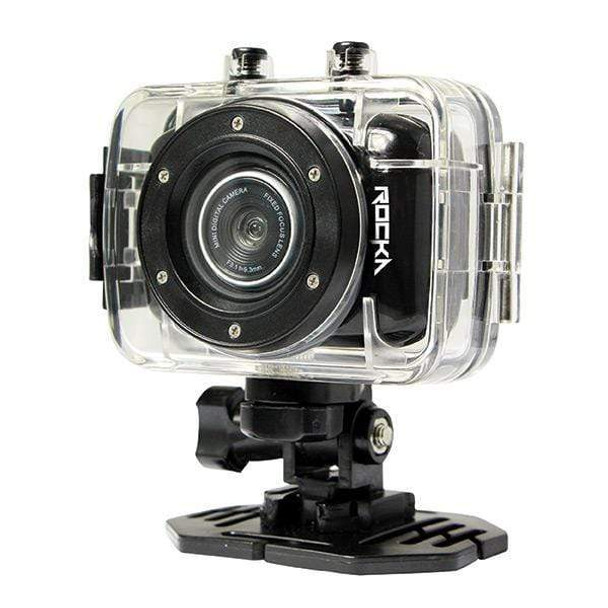Rocka Edge Series 720P Action Camera - Black - Open Box (Grade A)