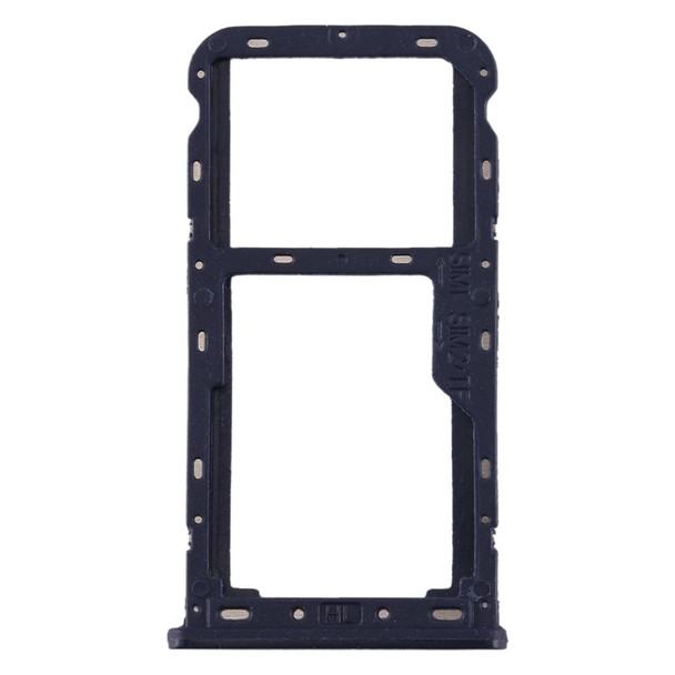 SIM Card Tray + SIM / Micro SD Card Tray for Meizu M6T(Blue)