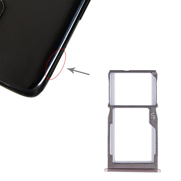 SIM Card Tray + SIM Card Tray / Micro SD Card Tray for Meizu 15(Gold)