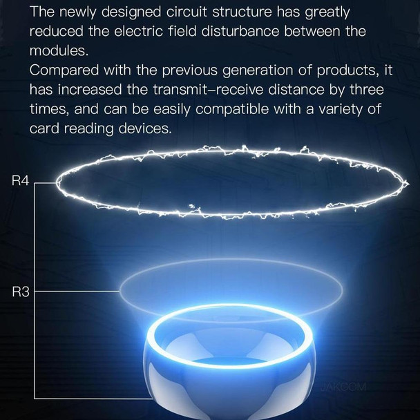 JAKCOM R4 Smart Ring Multifunctional Lord Of The Rings, Size: 66mm for Apple & Android(Number 11) - Open Box (Grade A)