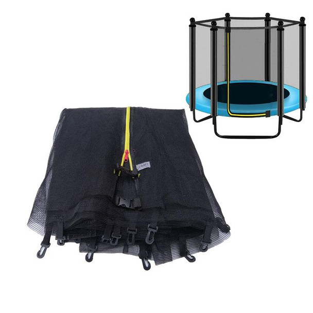 Outdoor Trampoline Protective Safety Net Sports Anti-fall Jump Pad,Size: Diameter 1.4m -6 Poles - Open Box (Grade A)