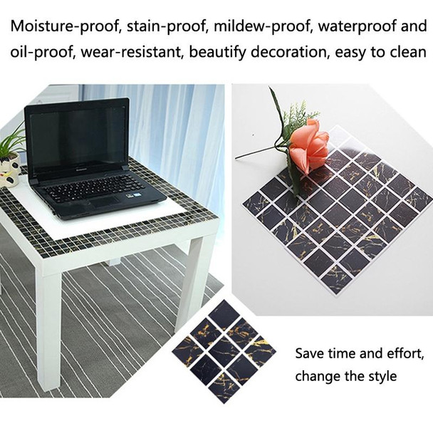 20 PCS / Set Kitchen Stove Oil-Proof Sticker Ceramic Tile Decoration Self-Adhesive Wall Sticker, Specification: Optical Film(MSK008)