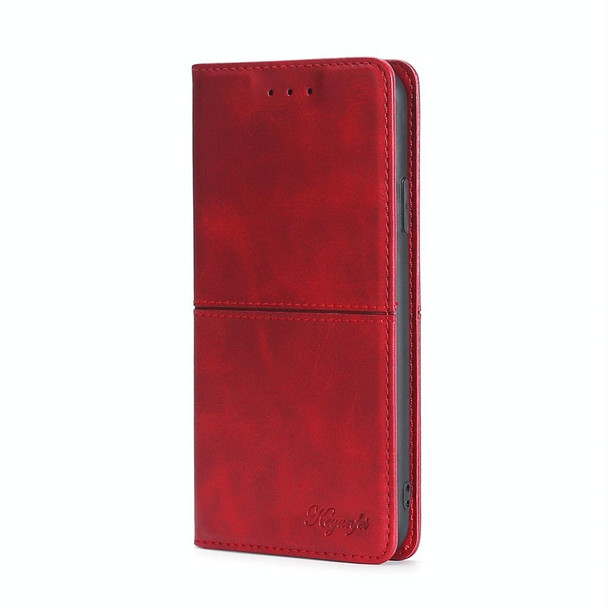 For vivo iQOO Neo 8 / 8 Pro 5G Cow Texture Magnetic Leatherette Phone Case(Red)