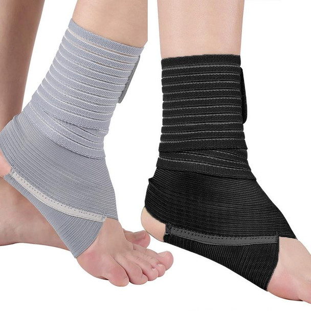 Outdoor Anti-sprain Bandage Compression Ankle Support - Men and Women(Black)