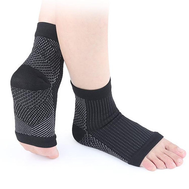 5 Pairs Comfortable Functional Pressure Socks, Size: L/XL(White)