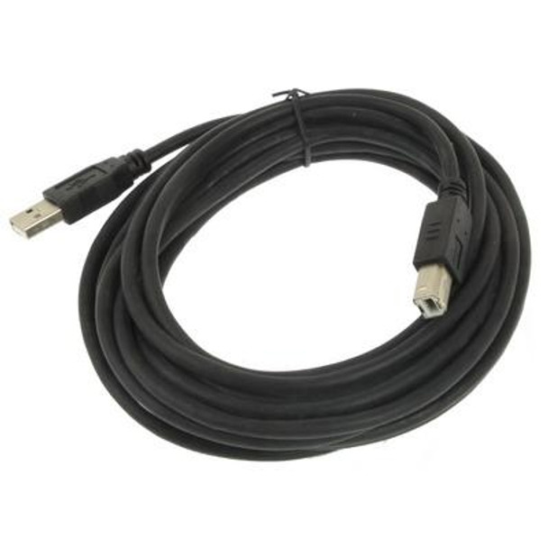 USB 2.0 Printer Extension AM to BM Cable, Length: 5m