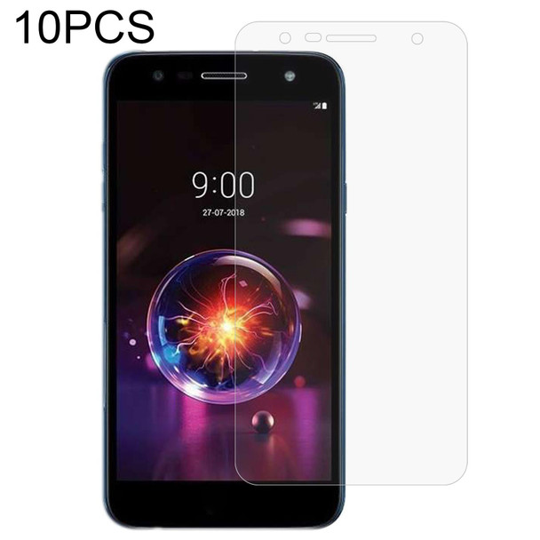 10 PCS 0.26mm 9H 2.5D Tempered Glass Film - LG X5 2018