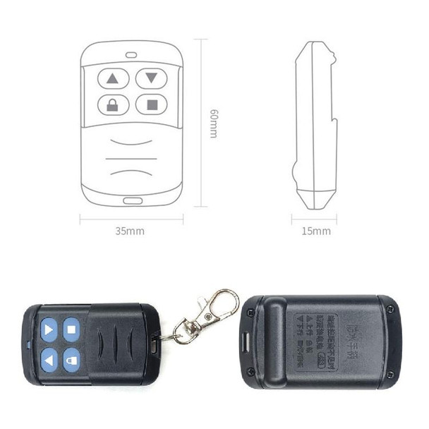 2 PCS Electric Roller Shutter Waterproof Copy Universal Remote Controller Garage Door Remote Control Key(430MHz)