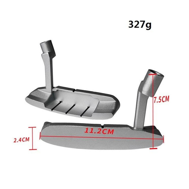 2 PCS Children Sngle-Sided Golf Putter Head Zinc Alloy Practice Putter Head(Silver) - Open Box(Grade A)