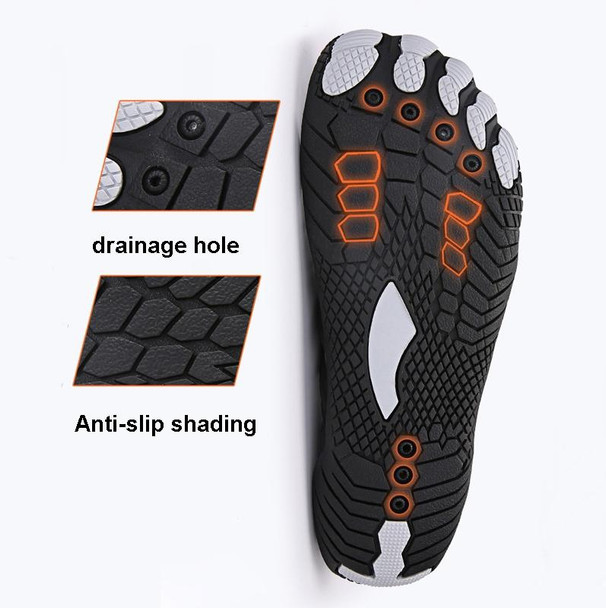 Outdoor Sports Hiking Shoes Antiskid Fishing Wading Shoes Lovers Beach Shoes, Size: 37(Sapphire)