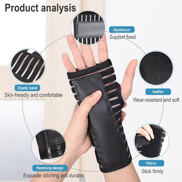 025 Joint Sprain Protection Fixed Support Comfortable Adjustment Support Protector, Size:S(Black-Left)