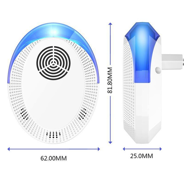 2 PCS Ultrasonic Insect Repellent Mosquito Killer(UK Plug)