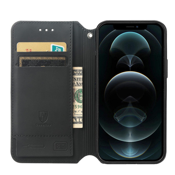 Colorful Magnetic Horizontal Flip PU Leatherette Case with Holder & Card Slot & Wallet - iPhone 12 mini(Nordic Rhombus)