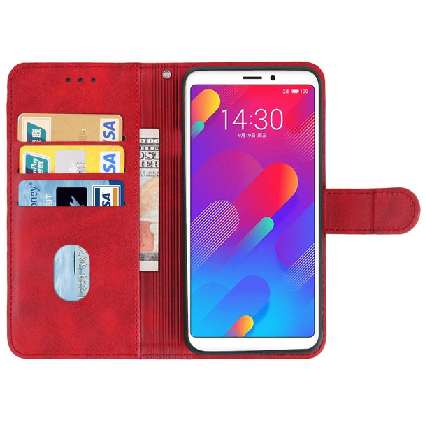 Leather Phone Case - Meizu V8(Red)