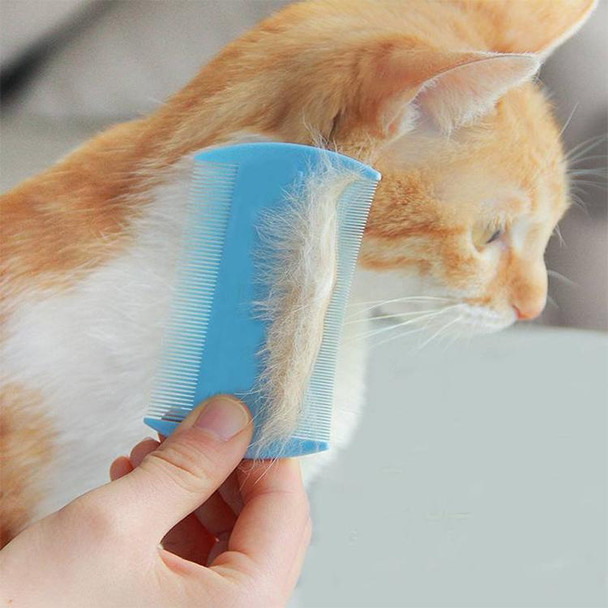 20 PCS Pet Comb Double-Sided Comb Dog Cleaning Supplies Cat Comb Pet Grooming Supplies(Green)