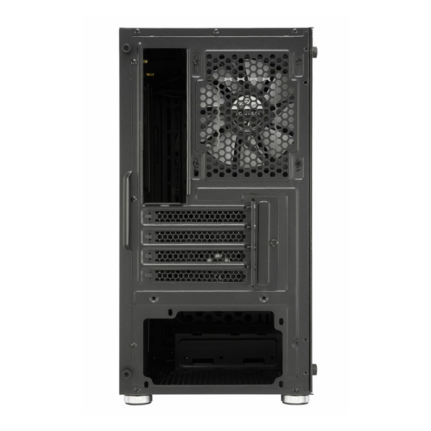 FSP CST130A Micro-ATX Gaming Chassis Tempered Glass Side Panel - Black