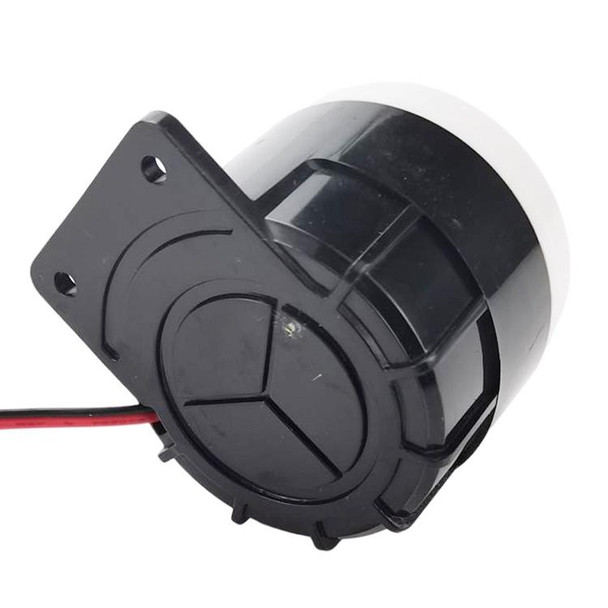 2 PCS BJ-1K High-Decibel Active Buzzer Dual Audio Electronic Siren Alarm Wall-Mounted Anti-Theft Buzzer, Voltage: 24V(Red White Black)