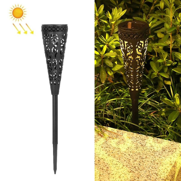 2 PCS Solar Outdoor LED Hollow Garden Ground Lawn Light(TH017A-1 Warm Light)