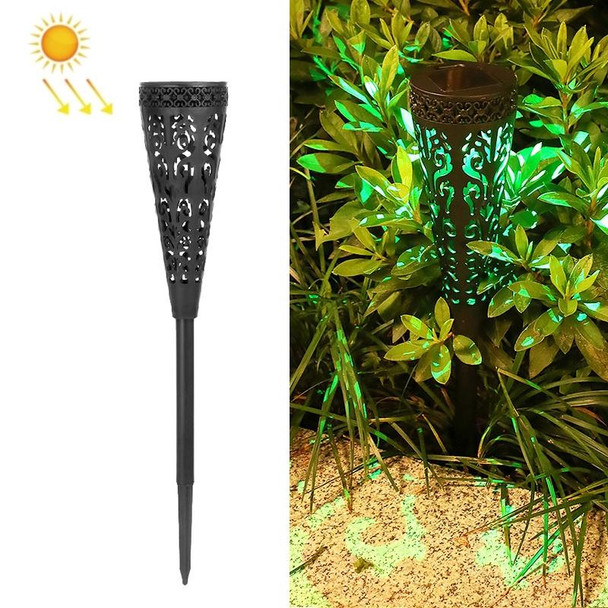 2 PCS Solar Outdoor LED Hollow Garden Ground Lawn Light(TH017A-1 Color Light)