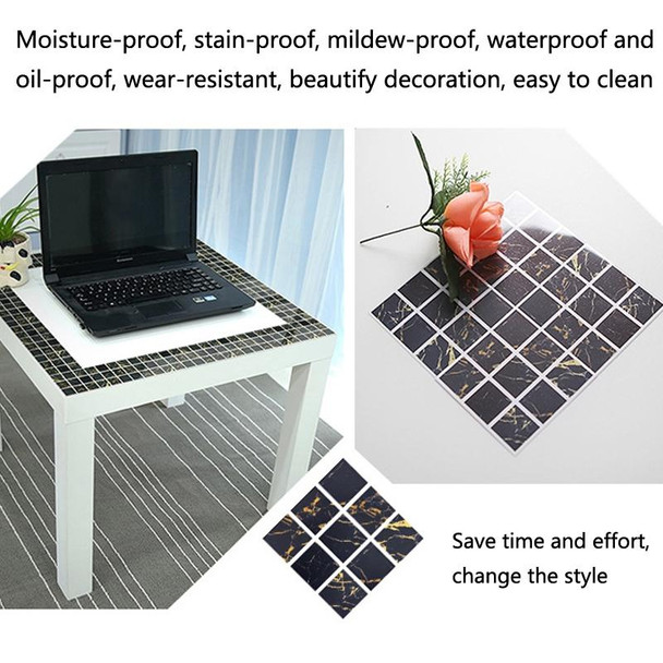 20 PCS / Set Kitchen Stove Oil-Proof Sticker Ceramic Tile Decoration Self-Adhesive Wall Sticker, Specification: Optical Film(MSK006)