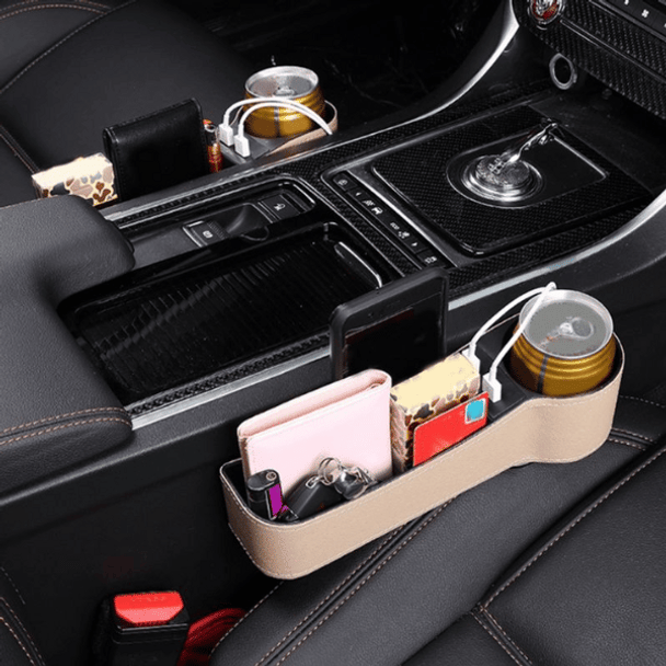 Car Seat Organizer with Dual USB Ports