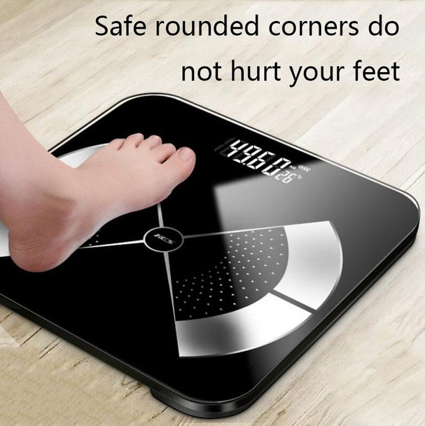 Home Weight Scale Accurate Healthy Body Fat Scale, Size: 28x28cm(Charging Version Pink)