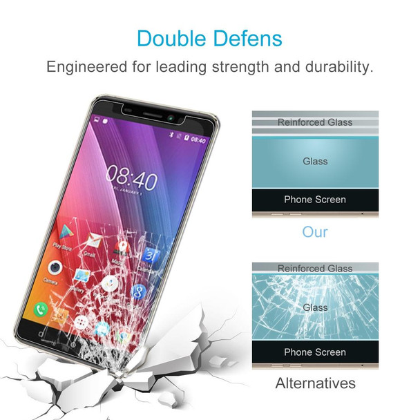 Kingzone N6 10 PCS 0.26mm 9H 2.5D Tempered Glass Film