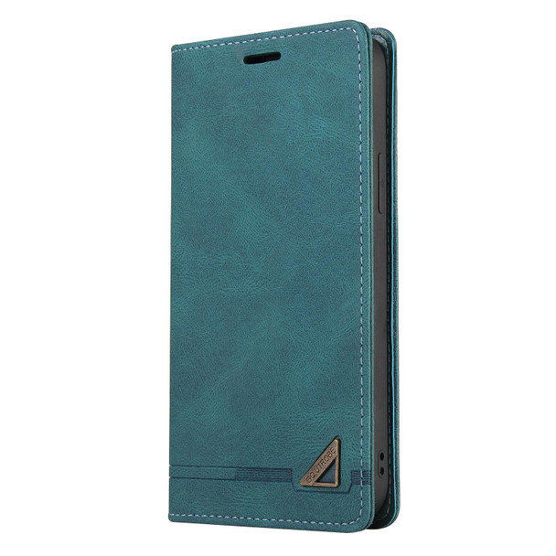 Skin Feel Anti-theft Brush Horizontal Flip Leather Case with Holder & Card Slots & Wallet - iPhone 11 Pro(Blue)