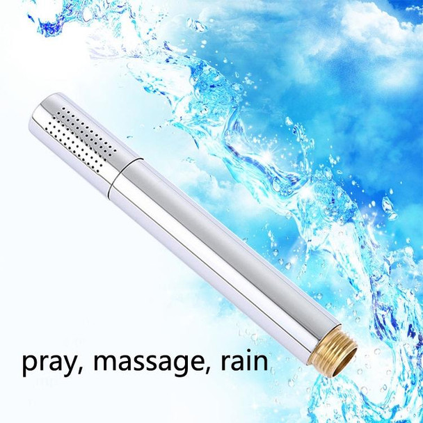 Brass Stainless Steel Hand-Held Pressurized Shower Head(Square)